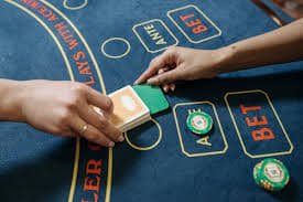 Live blackjack table on harbet35 login with dealer and betting interface